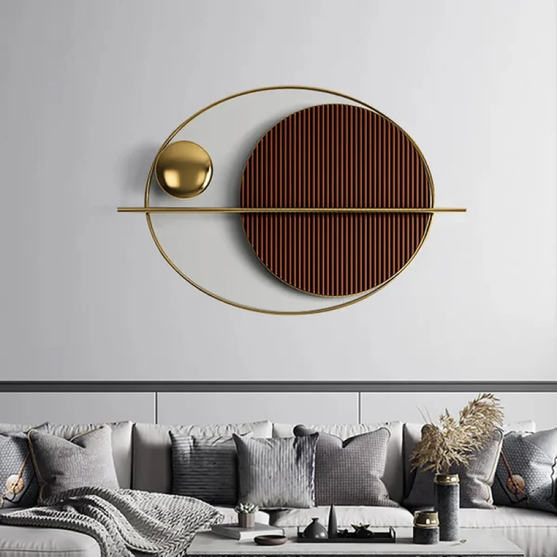 Neo Classic Modern 3D Luxurious Metal Wall Art