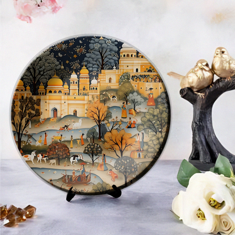 Cultural Rajasthan home decor wall  plates