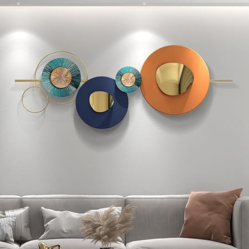 Concomitant 3D Luxurious Metal Wall Art