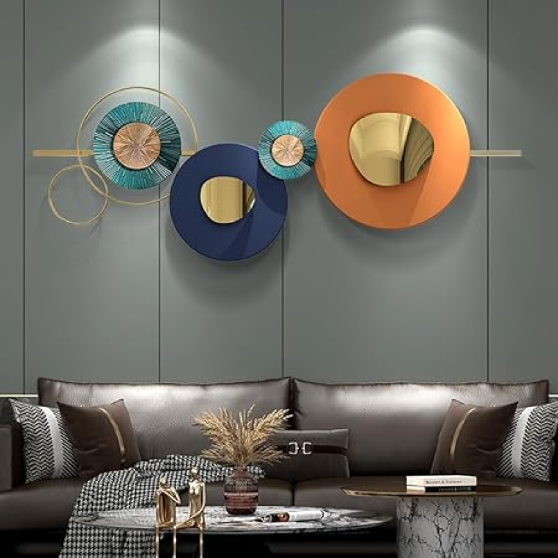 Concomitant 3D Luxurious Metal Wall Art