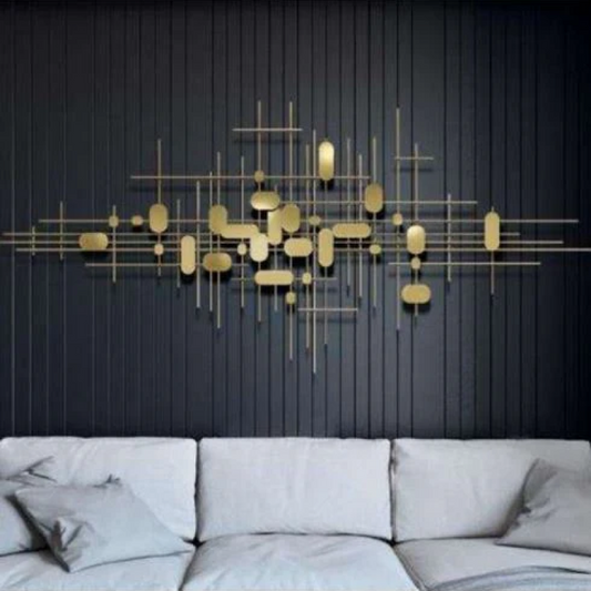 Abstract Capsule Metal Wall Art