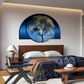 Blue Ocean Moon Wood Print Wall Art