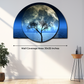 Blue Ocean Moon Wood Print Wall Art