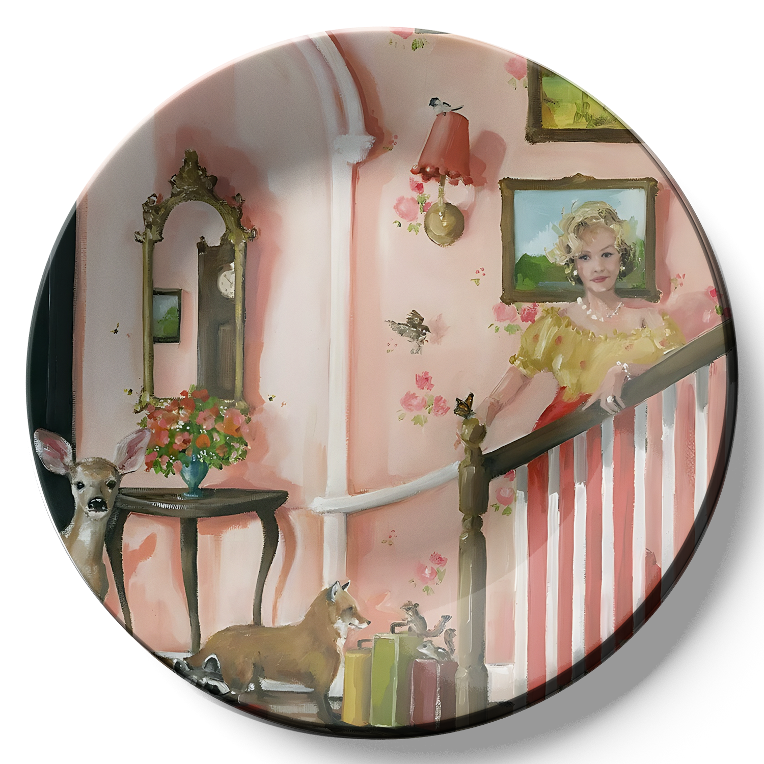 ceramic home decor Luxury wall plates