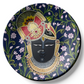 Shrinath Ji Blue and Pink ceramic plates wall decor