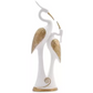 Kissing Swan Love Birds Showpiece for Home and Office Decor