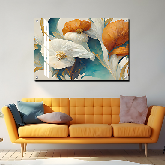 Colorful Flowers Luxury Wall Art Painting – Chalk My Theme