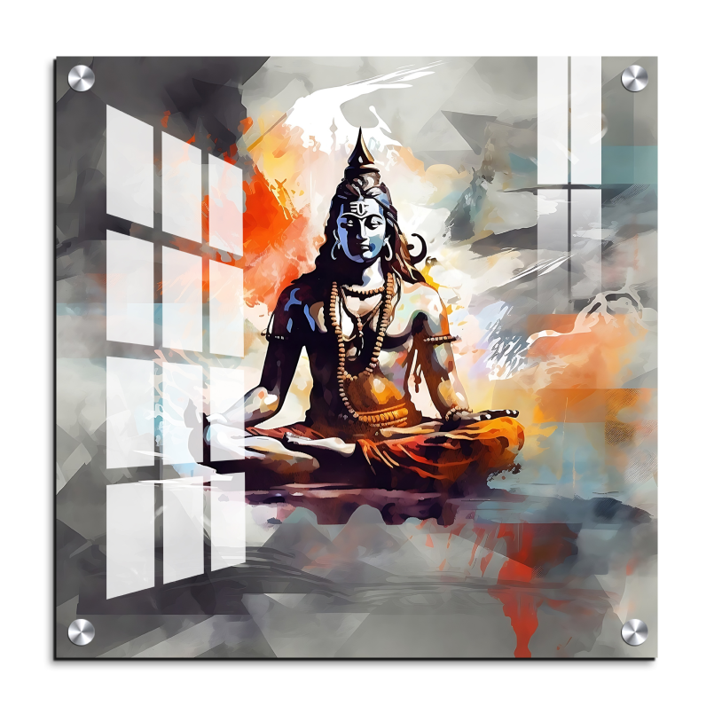 Shiva Ji Mahadev Wood Print Wall Art