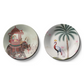 Set of 2 Royal Elephant and Peacock hanging plates