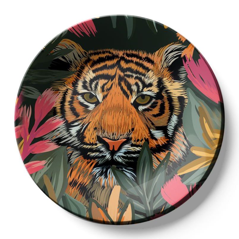 antique wall plates eye of the tiger for home decor