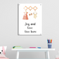 Joy and Love Live Here Wood Print Wall Art