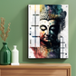 Meditating Buddha Water Color Wood Print Wall Art