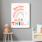 You Can Do Hard Things Wood Print Wall Art