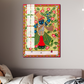 Shrinath Ji Pichwai Green Wood Print Wall Art