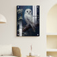 Antique Owl Wood Print Wall Art