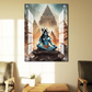 Shiv Ji Mahadev in Kedarnath Wood Print Wall Art