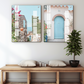 Mediterranean Aqua Coastal Wood Print Wall Art Set of 2