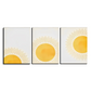 Sunrise Wood Print Wall Art Set of 3