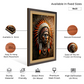 Old Chief of The Indian Tribe Wood Print Wall Art 18x23 Inches