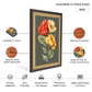 Colorful Flowers Wood Print Wall Art 18x23 Inches