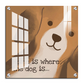 Home Is Where The Dog Is Wood Print Wall Art