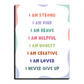 Positive Affirmations Wood Print Wall Art