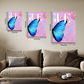 Radiant Wings Butterfly Wood Print Wall Art Set of 2