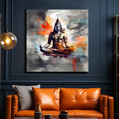 Shiva Ji Mahadev Wood Print Wall Art