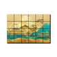 Mountain House Wood Print Luxury Wall Tiles Set