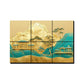 Mountain House Wood Print Luxury Wall Tiles Set