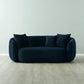 Midnight Navy Velvet 2 Seater Sofa