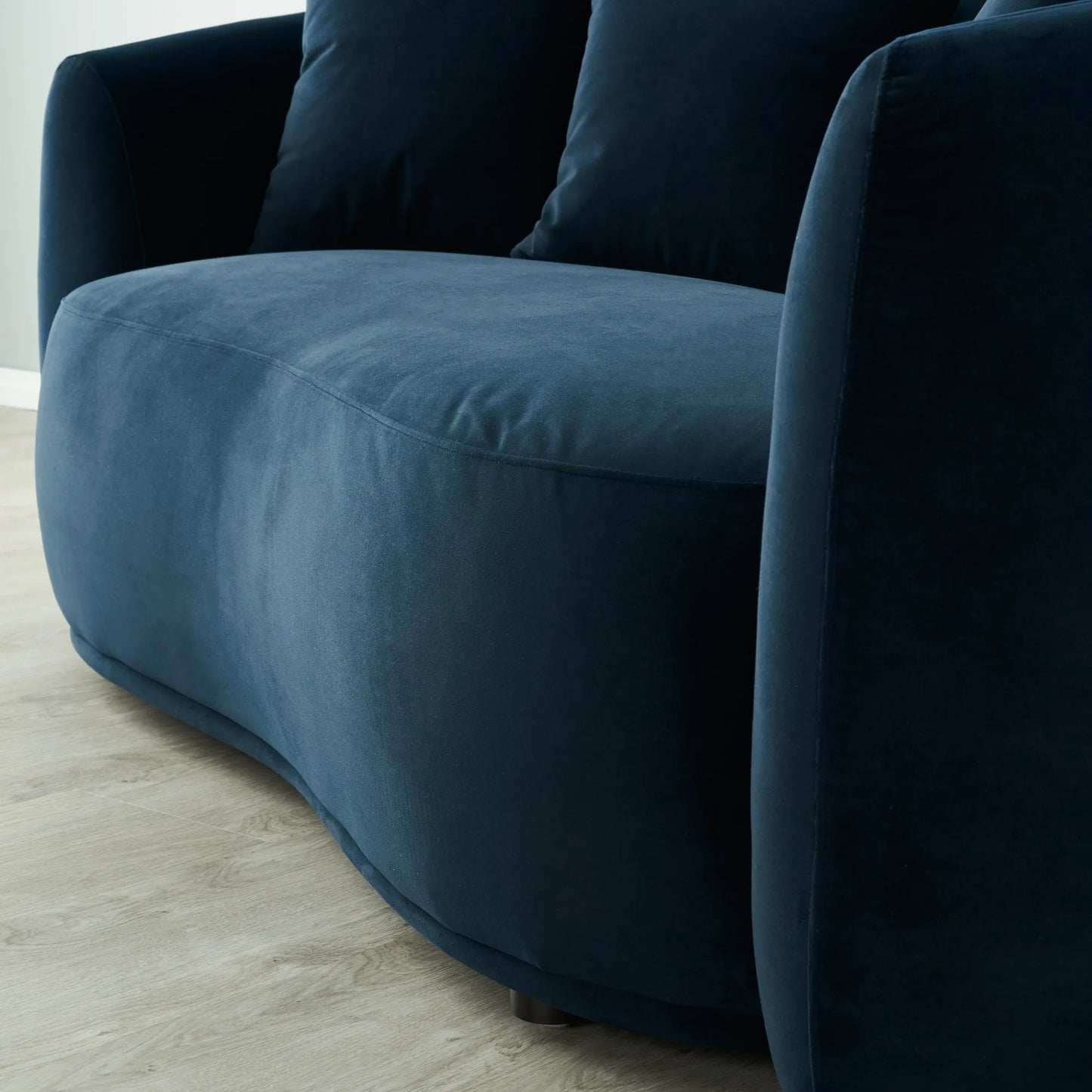 Midnight Navy Velvet 2 Seater Sofa