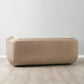 Beige Velvet 2-Seater Sofa