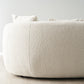 Cream Boucle 2-Seater Sofa