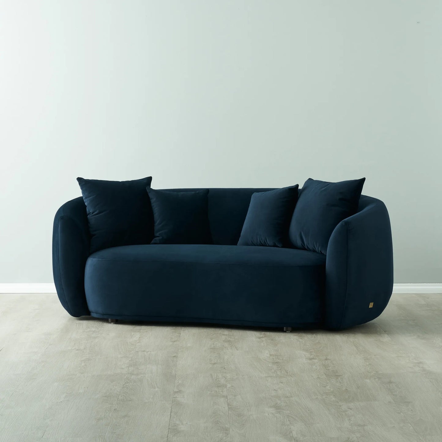 Midnight Navy Velvet 2 Seater Sofa