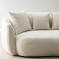 Cream Boucle 2-Seater Sofa