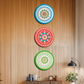 Set of 3 Mandala Wood Print Wall Art 18 Inch Each