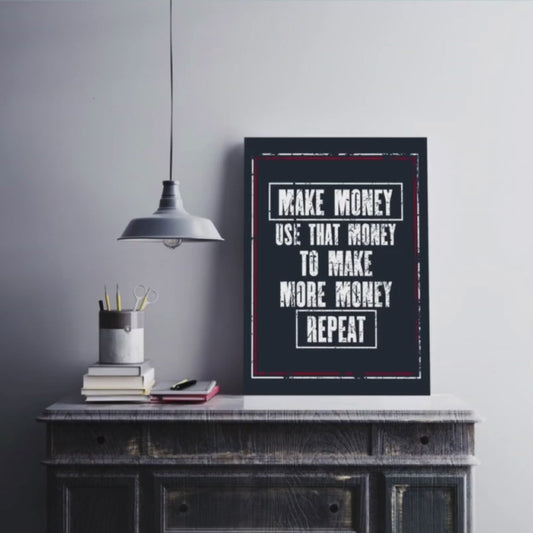 Traders Inspired Quotes Wood Print Wall Art