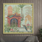 Traditional Garden With Dom Wood Print Wooden Wall Tiles Set