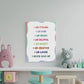 Positive Affirmations Wood Print Wall Art