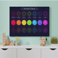 The 7 Chakra Wood Print Wall Art