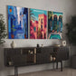 Morocco Gallery Wood Print Wall Art Set of 3