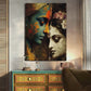 Radha Krishna Wood Print Wall Art