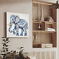 Baby Elephant Wood Print Wall Art For Prosperity and Luck