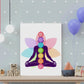 7 Chakra Colorful Wood Print Wall Art