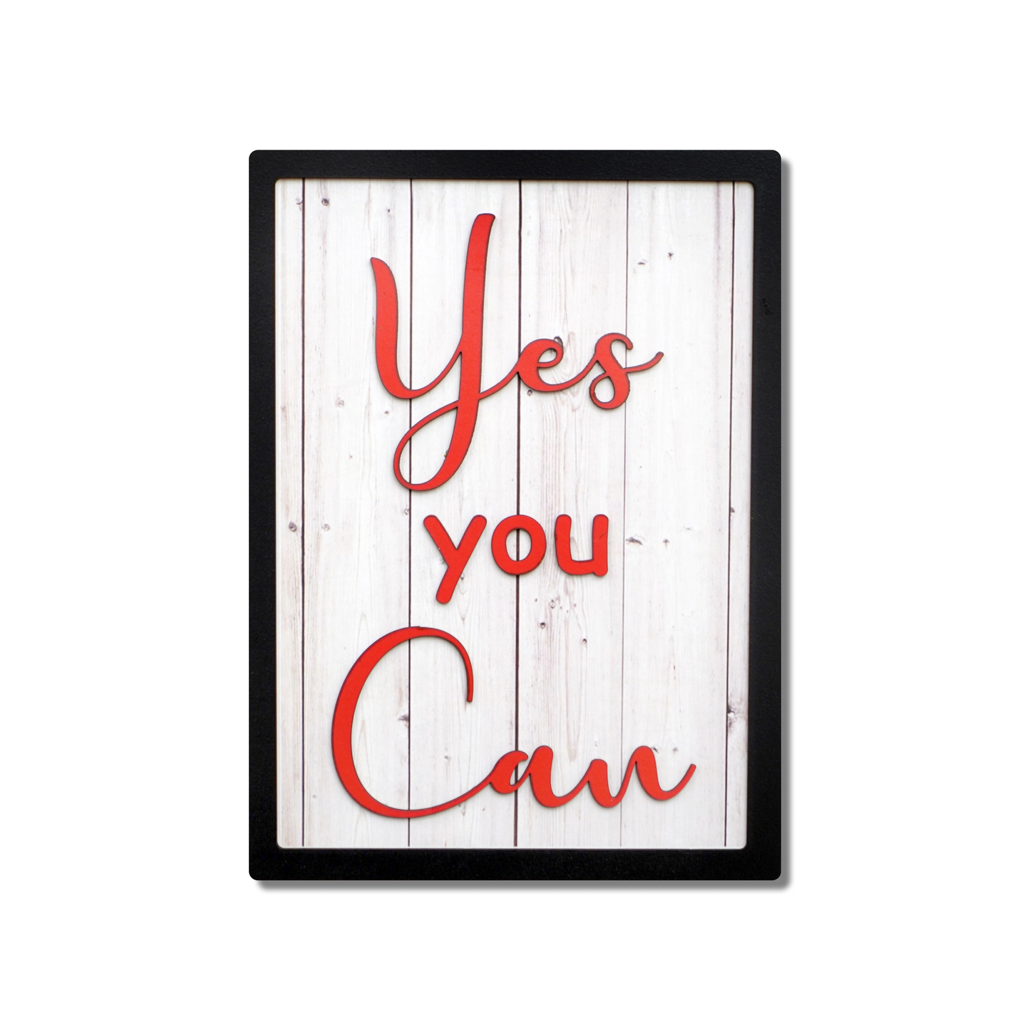 YES YOU CAN Motivational Wall Art