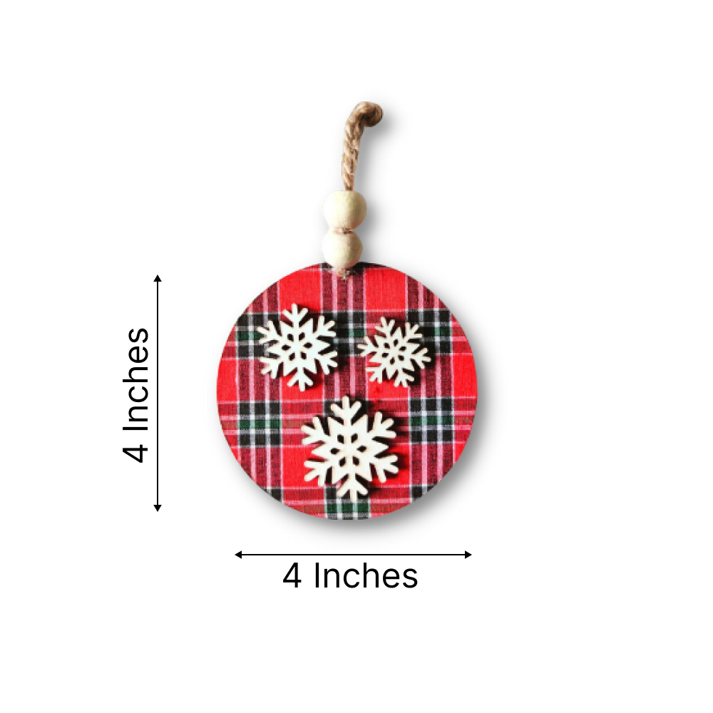 Set of 6 Christmas Decoration For Tree, Wall or Door