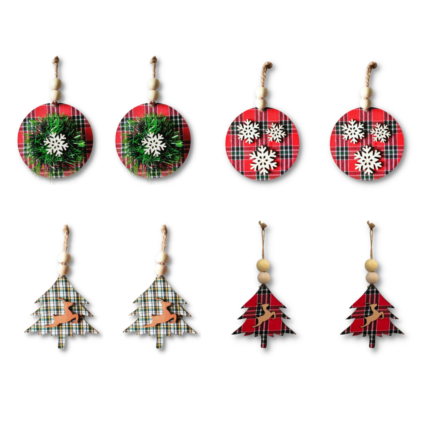 Set of 8 Christmas Decoration Hanging