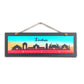 India Skyline Wooden Keyholder with 3 Hooks